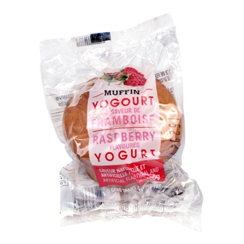 MUFFINS CUITS EMBALLÉS FRAMBOISE & YOGOURT 100g MV441