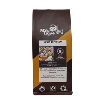 Equit Espresso Brun, Moulu Équitable & Biologique