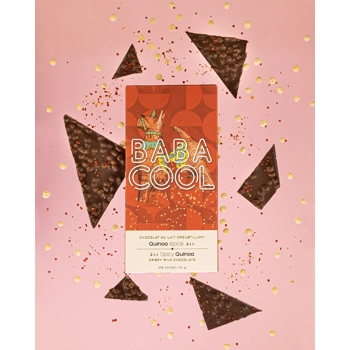 Tablette de chocolat croustillant Quinoa Chili