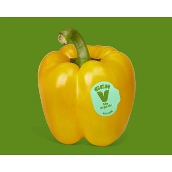 Poivron jaune biologique - unité