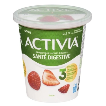 Yogourt Probiotiques Fraises