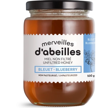 Miel de bleuet non filtré