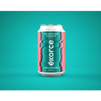 Kombucha lime coriandre