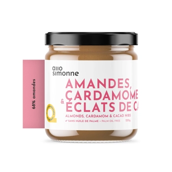 almonds, Cardamom & Cacao nibs