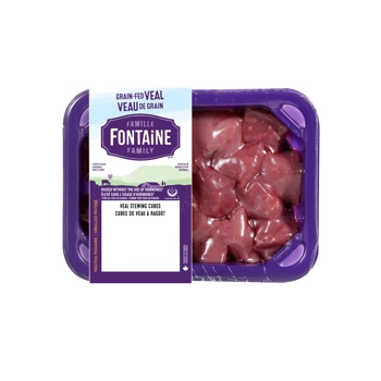 Cube a ragout de veau de grain