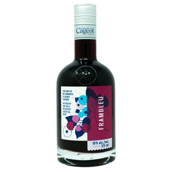 Vin fortifié framboise et bleuet sauvage Frambleu