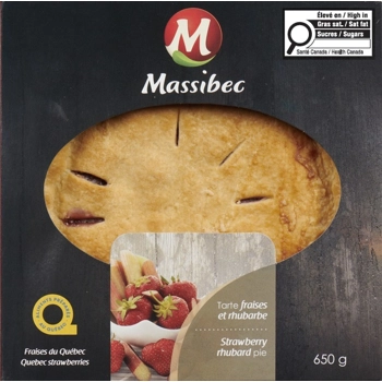 Tarte fraises et rhubarbe