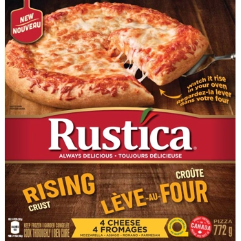 Rustica Rising Crust 4 Cheese Pizza
