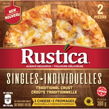 Rustica Singles 3 Cheese Pizza