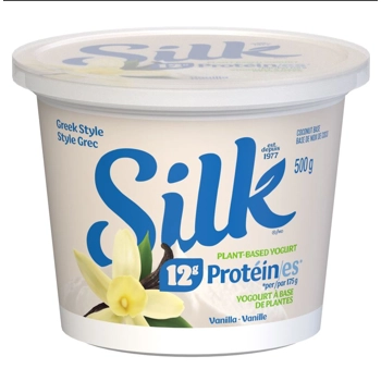 Yogourt à Base de plantes avec protéines élevées style Grec saveur Vanille