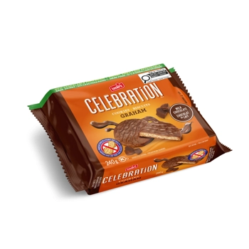 Biscuits graham enrobés de chocolat au lait