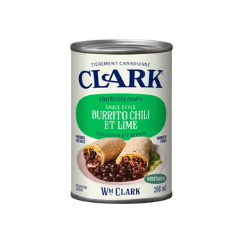 Black beans burrito chili lime