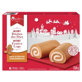 Mini Festive Log Gingerbread