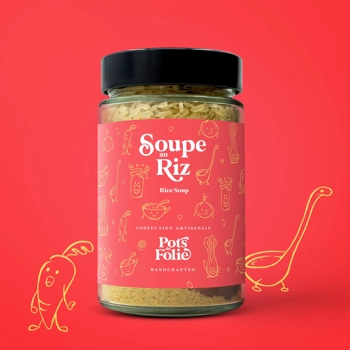 Soupe au riz végétarienne