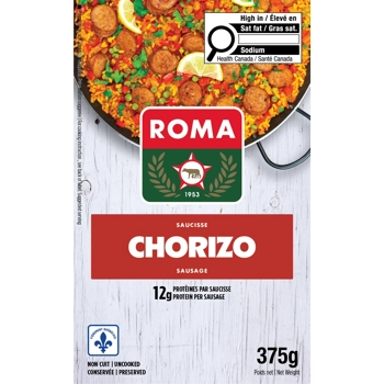 Saucisse Chorizo fumé