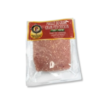 Ground grain-fed chicken
