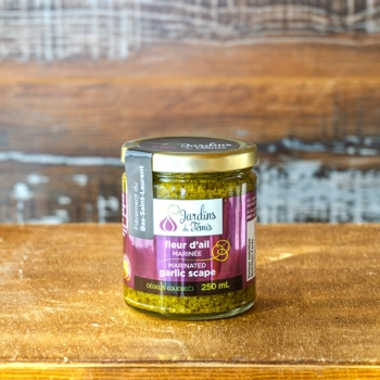 Fleur d'ail marinée