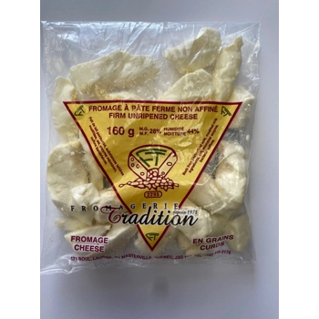 Fromage à pâte ferme non affiné en grains