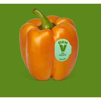 Poivron orange biologique - unité