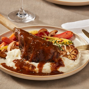 Jarret d'agneau confit Halal