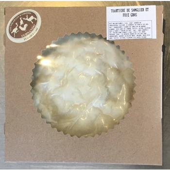 Tourtiere de sanglier au foie gras.