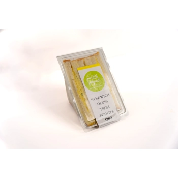 Sandwich oeufs trois pointes