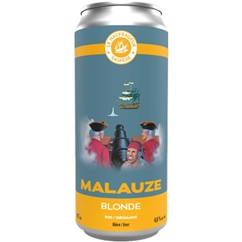 Malauze, Blonde, Bière à 4,8%, Bio