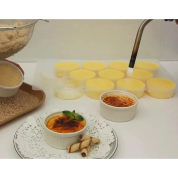 Vanilla crème brûlée filling