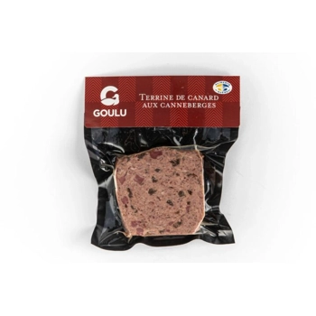 Terrine de canard aux canneberges