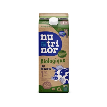 Lait nordique biologique 1%