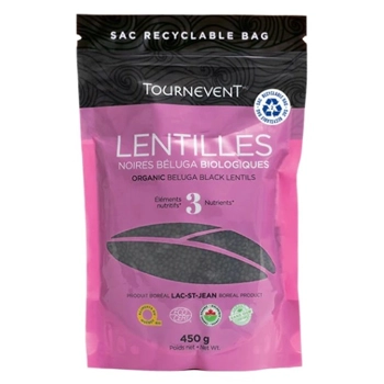 Lentilles noires Béluga biologiques
