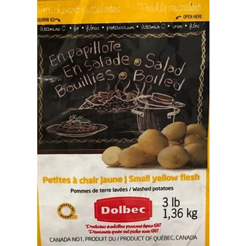 Petites pommes de terre jaunes