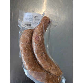 Saucisse bruschetta