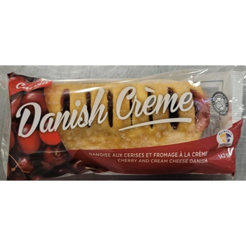 Danoise aux cerises et fromage à la crème