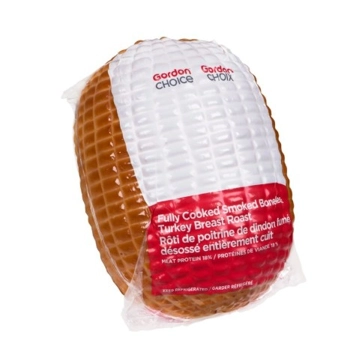 1324951 Poitrine de dinde fumée à l’ancienne, désossée, 18 % de protéine de viande