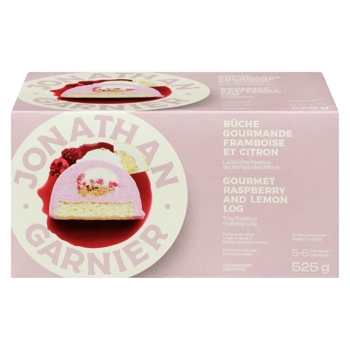 Raspberry and Lemon yule log