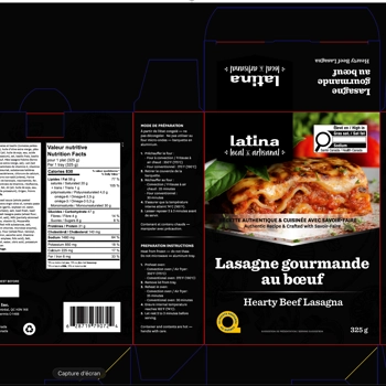 LASAGNE GOURMANDE AU BOEUF