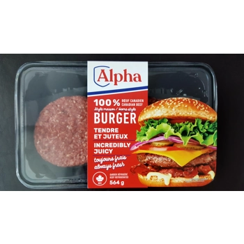 Burger de boeuf style maison