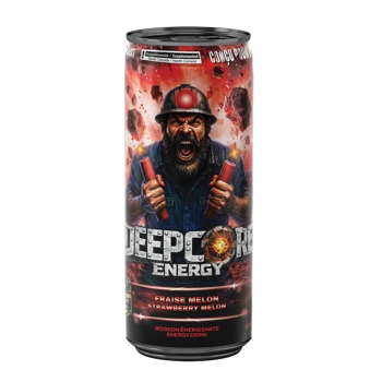 Deepcore Energy - Boisson énergisante  Fraise Melon