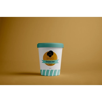 Dessert Glacé Caramel Salé Vegan