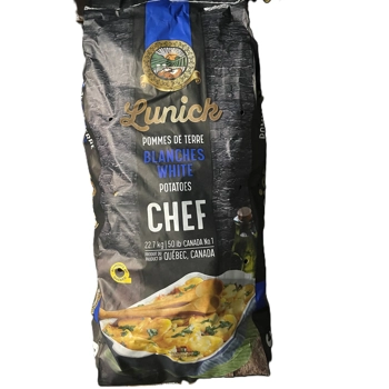 Pomme de terre blanches chef
