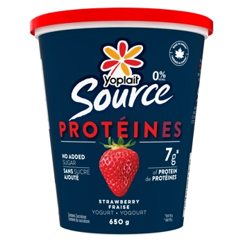 Yoplait Source Protein Yogurt Strawberry 0% M.F. 650G