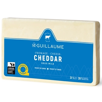 Cheddar St-Guillaume blanc, blocs