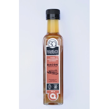 Huile assaisonnée bacon croustillant
