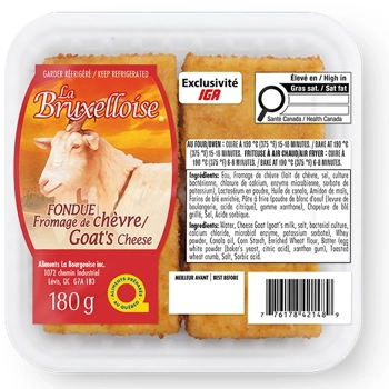 La Bruxelloise Goat Cheese Fondue - Fresh