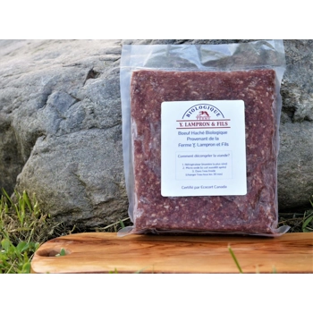 Bœuf haché maigre biologique