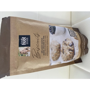 Mélange maison pour biscuits avoine, chocolat et chia