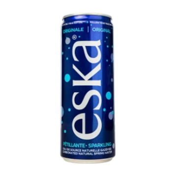 ESKA Cannettes Eau de Source Gazéifiée