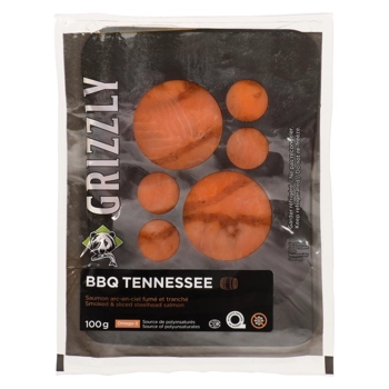Saumon Arc-En-Ciel Fumé Tranché au BBQ Tennessee - Frais