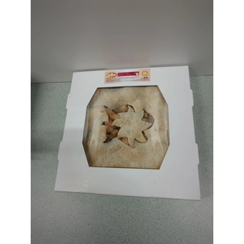 Apple & maple syrup pie